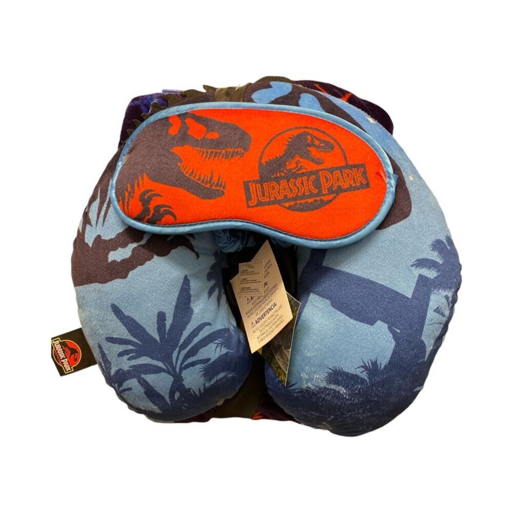 Jurassic World - Licensed 3-Piece Kids Character Travel Set, with Neck Pillow, T